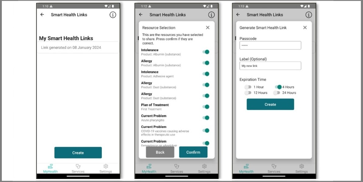 New Publication – Sharing Health Records through a Mobile App